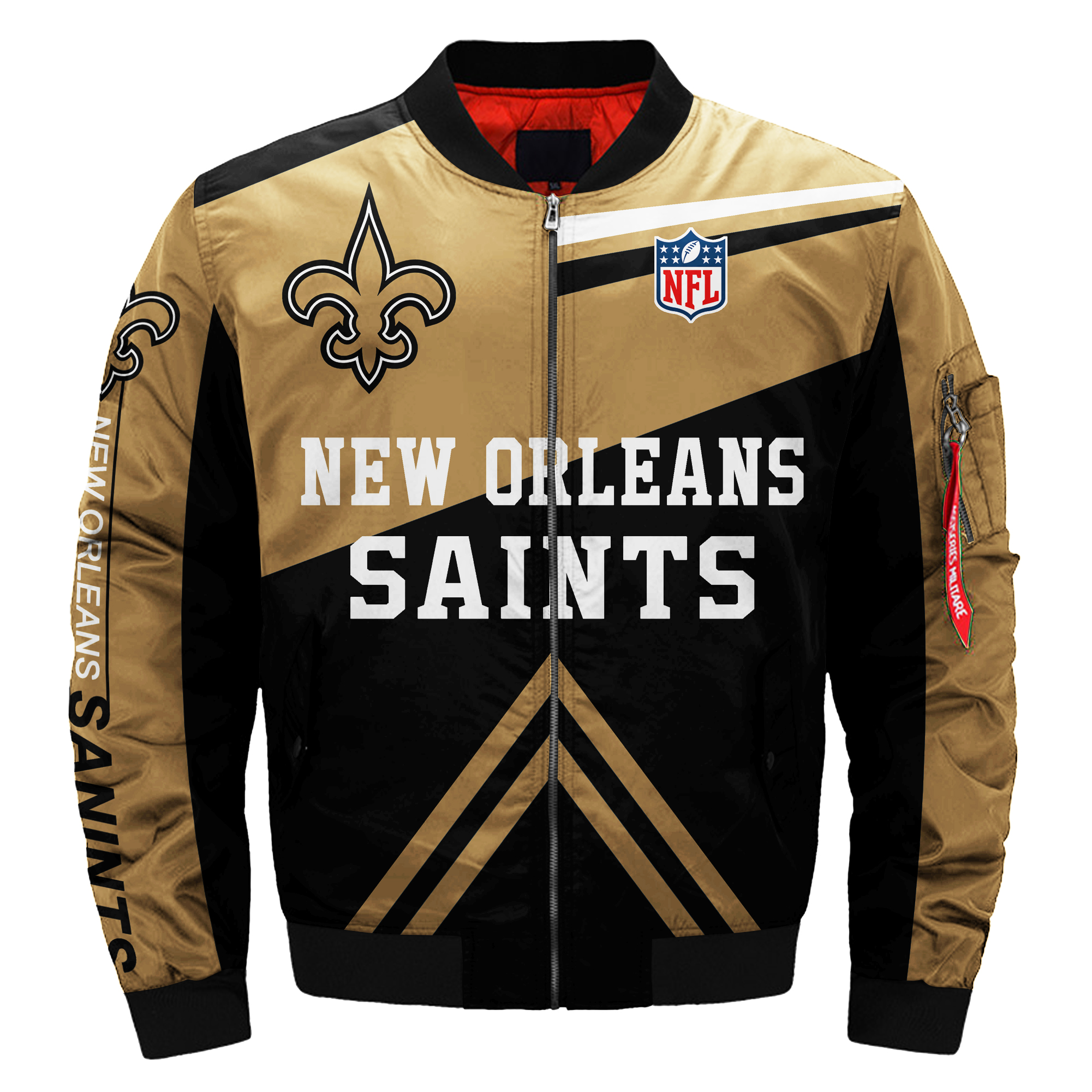 New Orleans Saints Bomber Jacket   MAS015