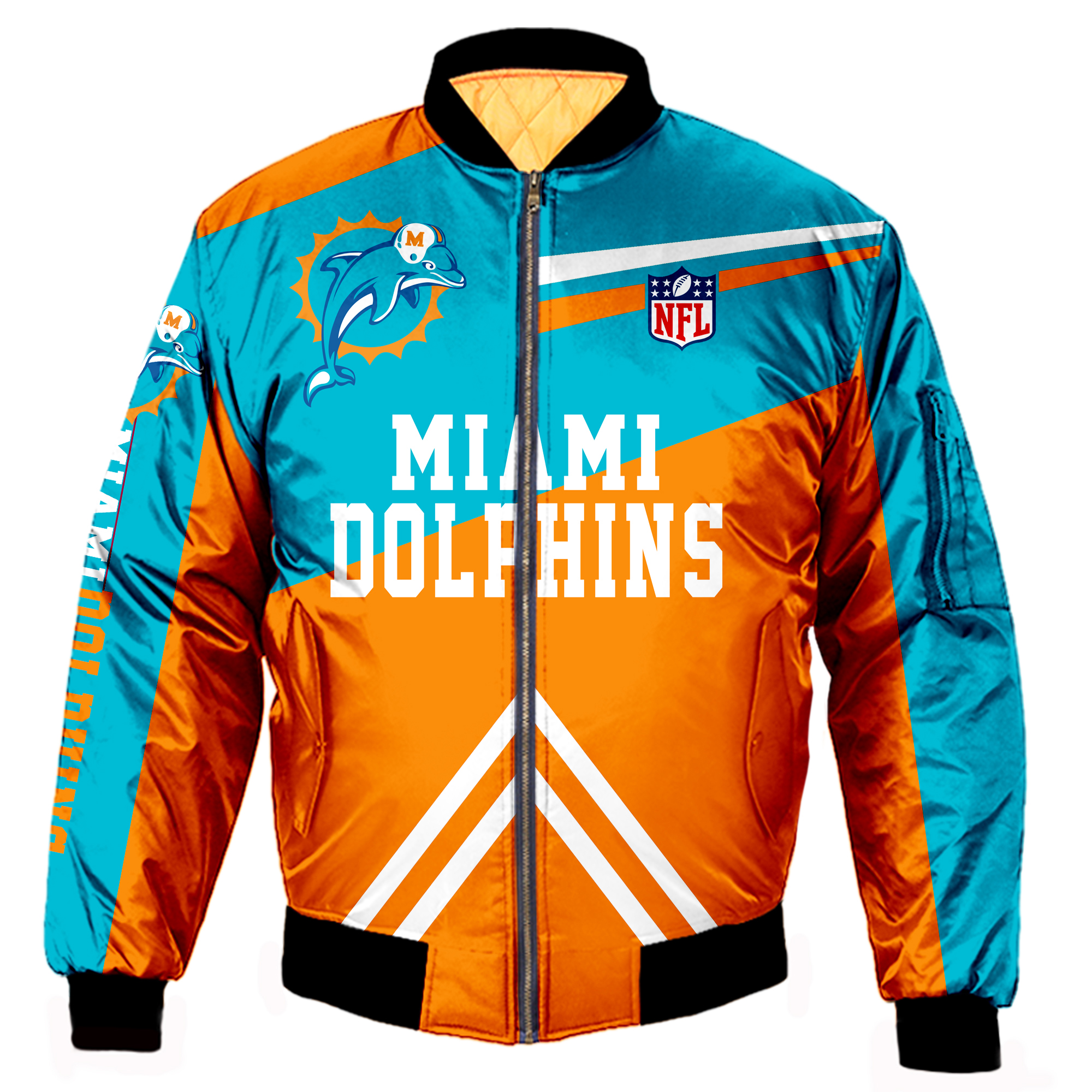 Miami Dolphins Bomber Jacket  MAS017