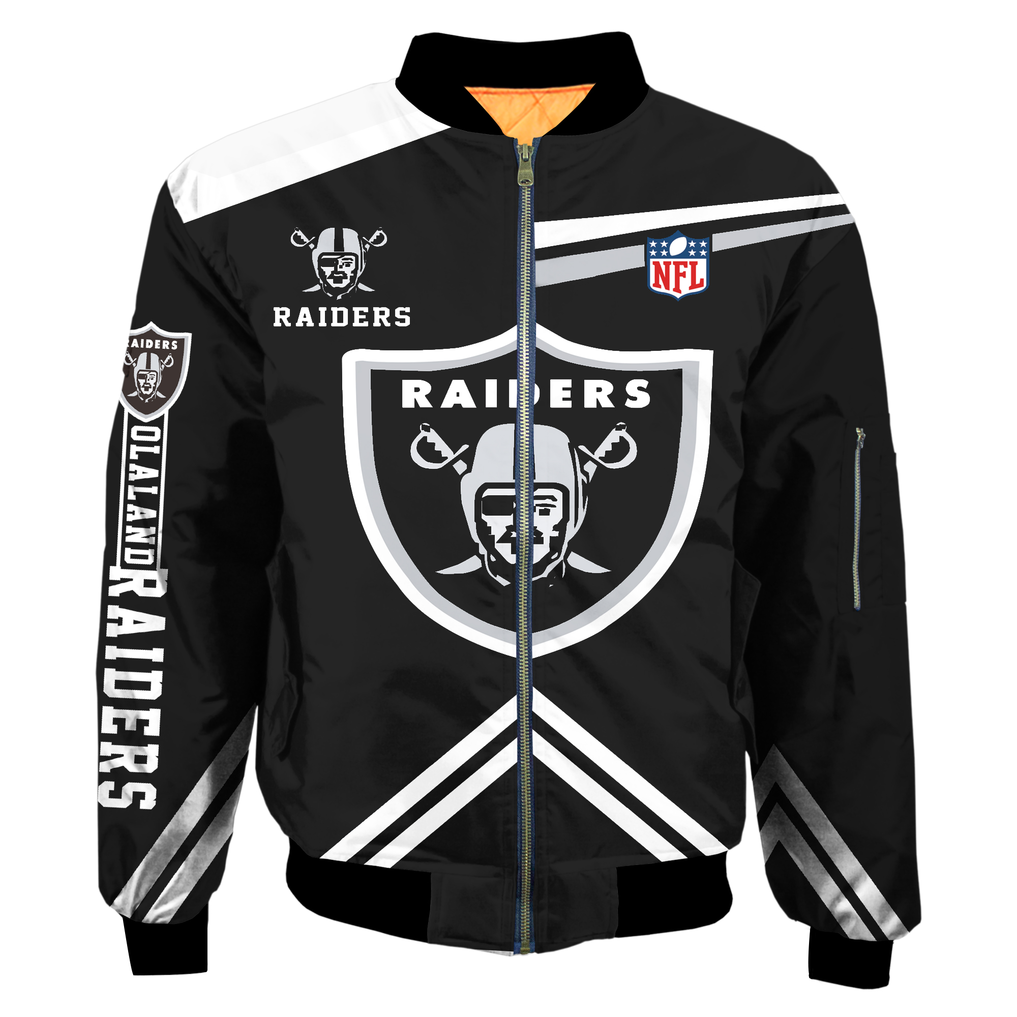 Oakland Raiders Bomber Jacket   MAS019
