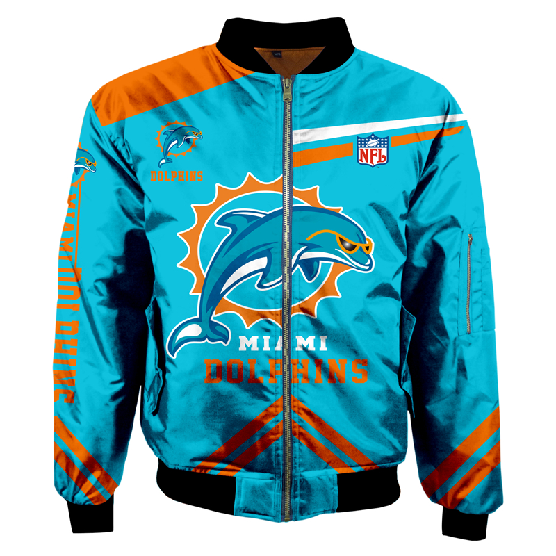 Miami Dolphins Bomber Jacket  MAS025