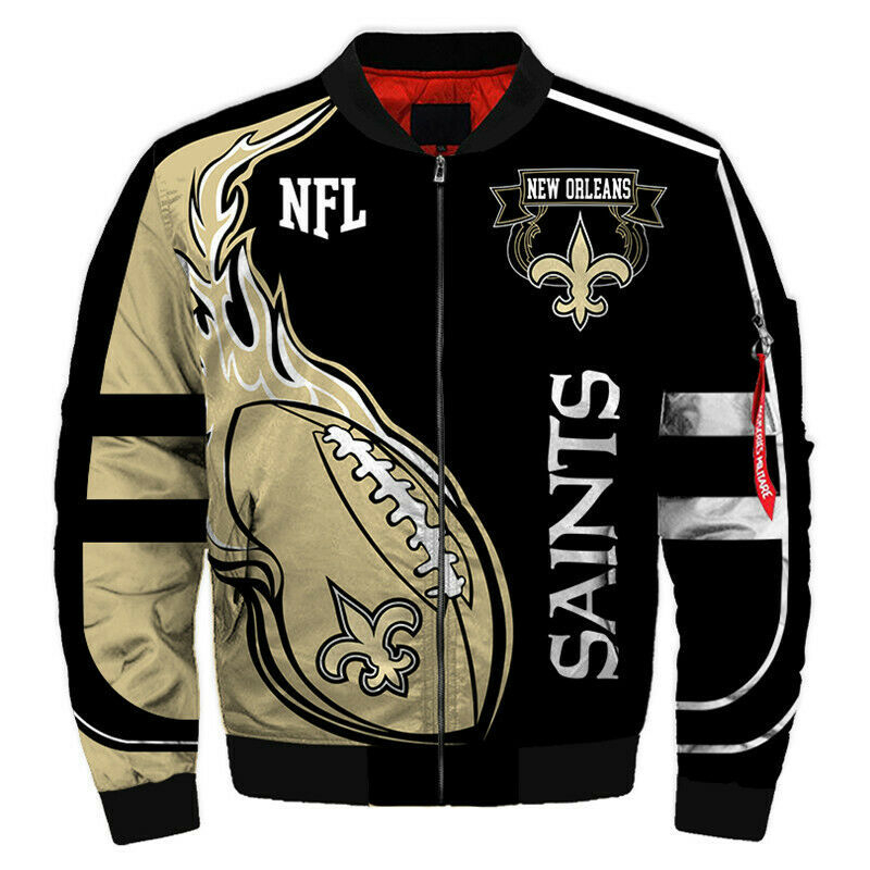 New Orleans Saints Bomber Jacket  MAS029