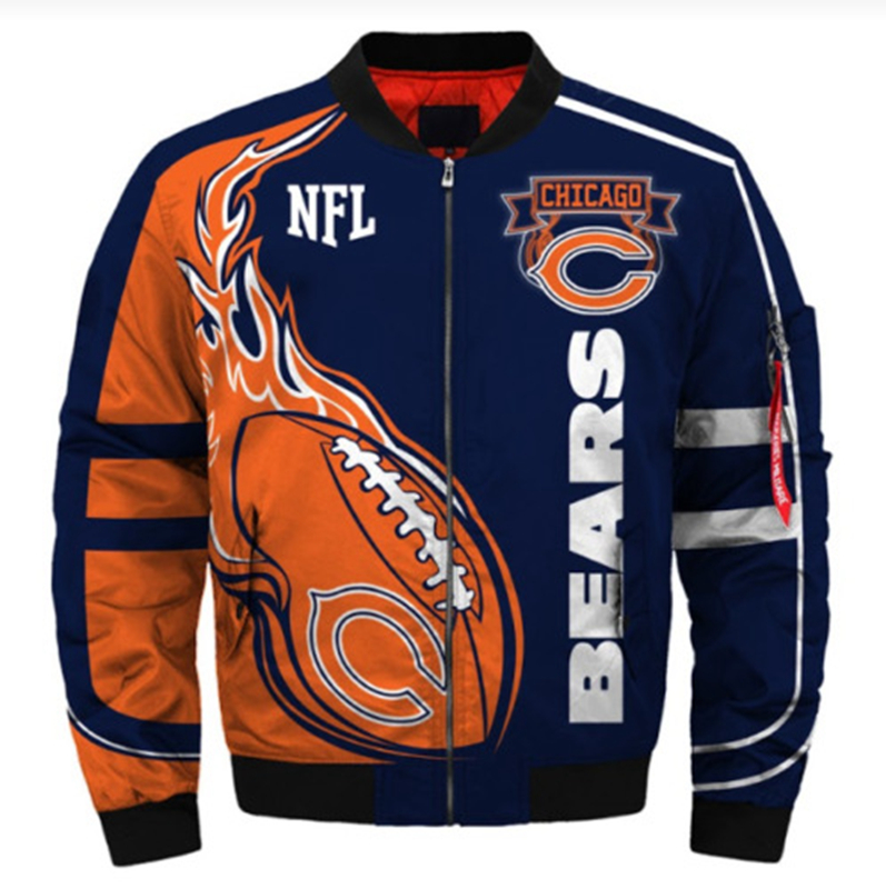 Chicago Bears Bomber Jacket   MAS032