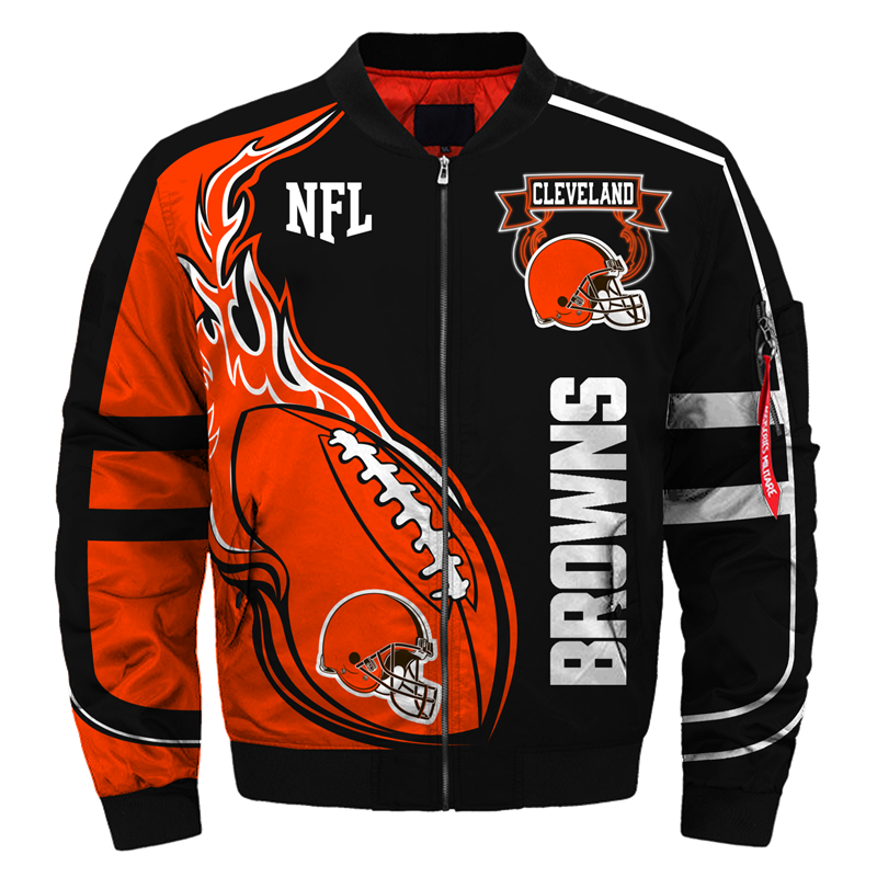 Cleveland Browns Bomber Jacket   MAS035