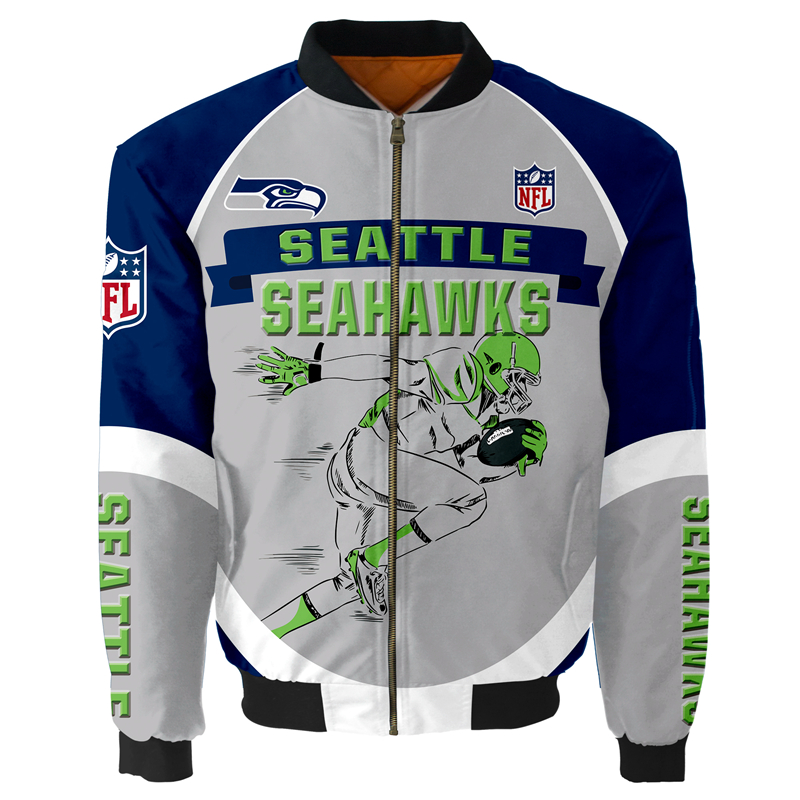 Seattle Seahawks Bomber Jacket  MAS045
