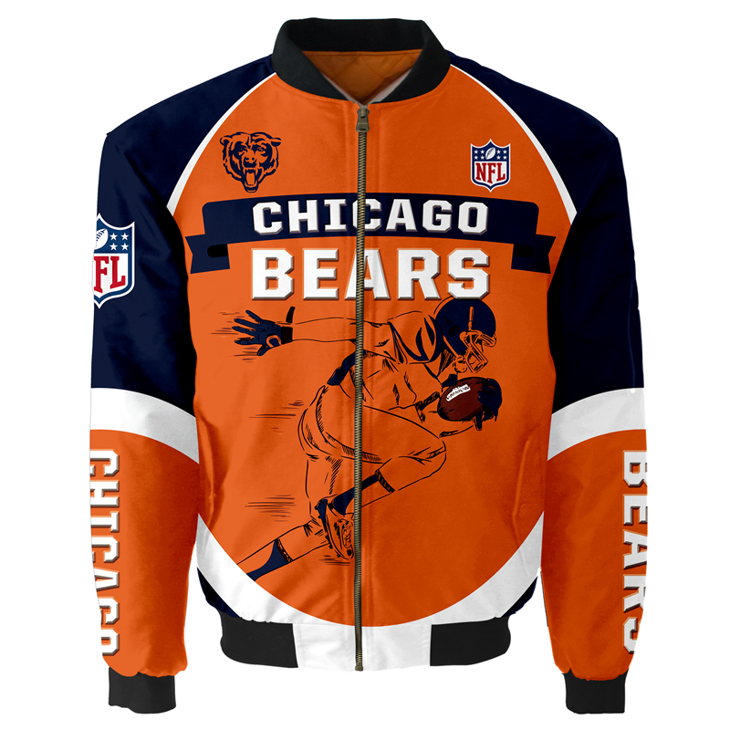 Chicago Bears Bomber Jacket   MAS055