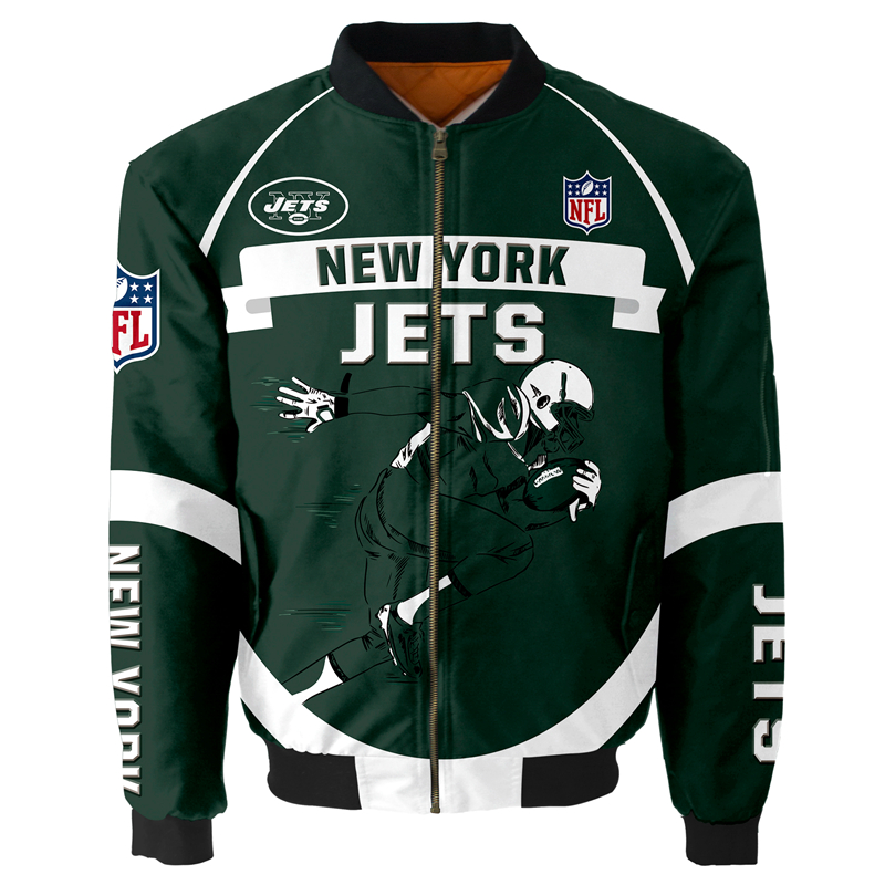 New York Jets Bomber Jacket  MAS057