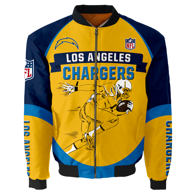 Los Angeles Chargers Bomber Jacket   MAS067