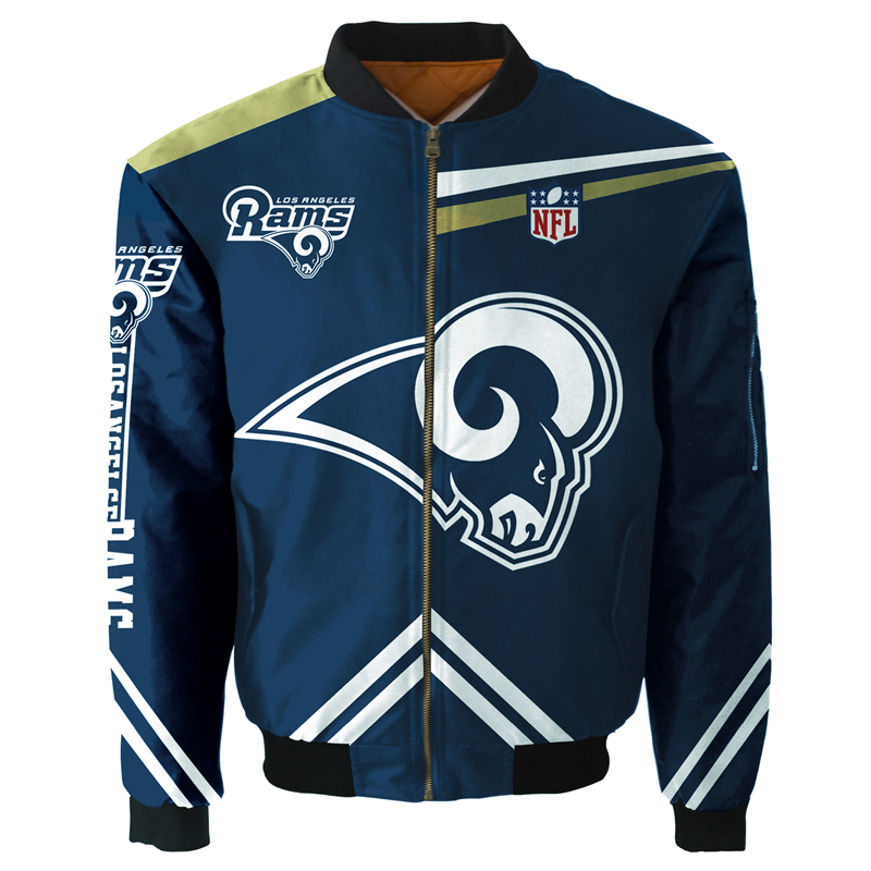 Los Angeles Rams Bomber Jacket   MAS073